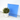 Blue Large Reeded GL02.172