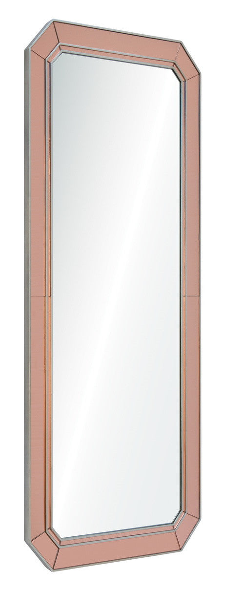Pink and rose gold mirror