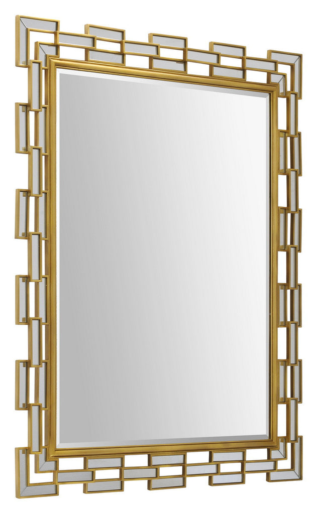Gold leaf mirror online
