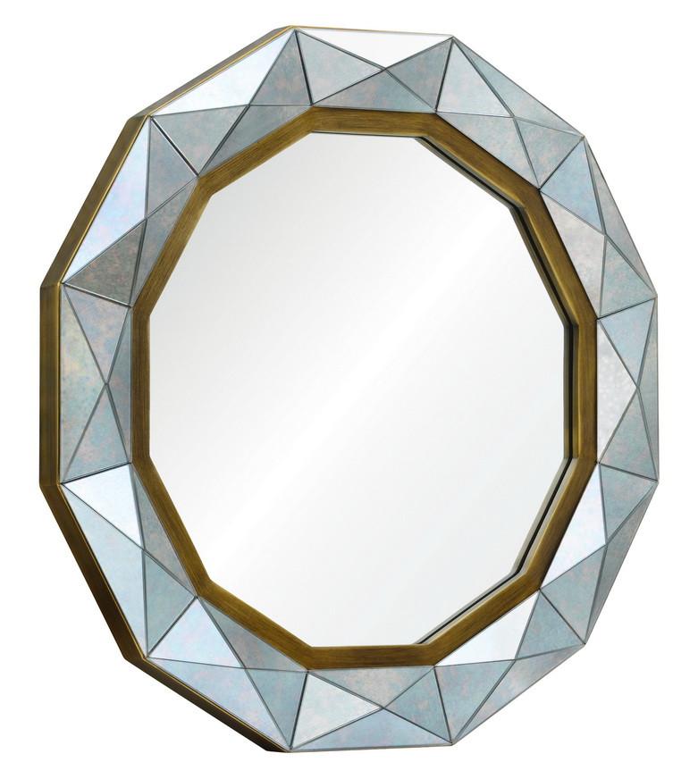 Multidimensional Mirror 15564 Alicia | Three dimensional, multi-faced mirror in antique mirror ...