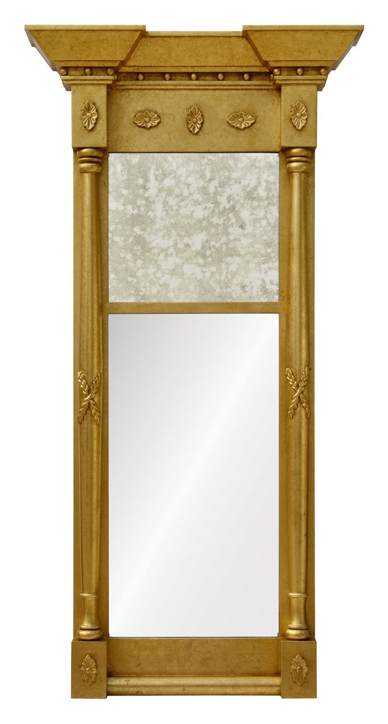 Decorative antique framed mirror