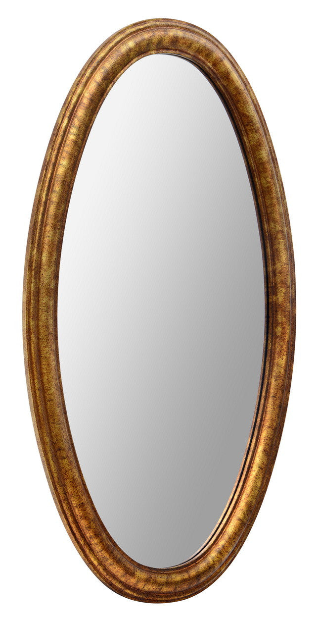 Bronzed frame mirror