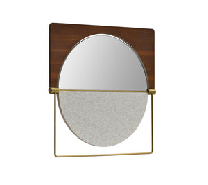 Mirror with marble