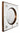 20033 - Bronze Decorative Convex Mirror