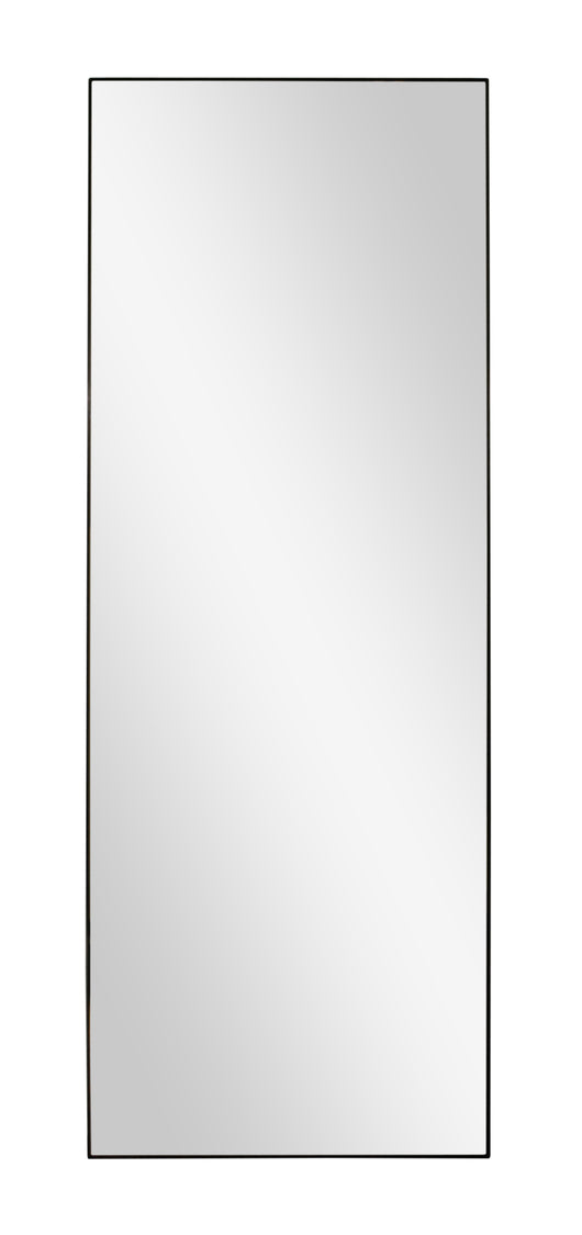 30074 Full length mirror shown in plated dark bronze on steel frame
