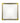 Square mirror frame wrapped in heather grey linen