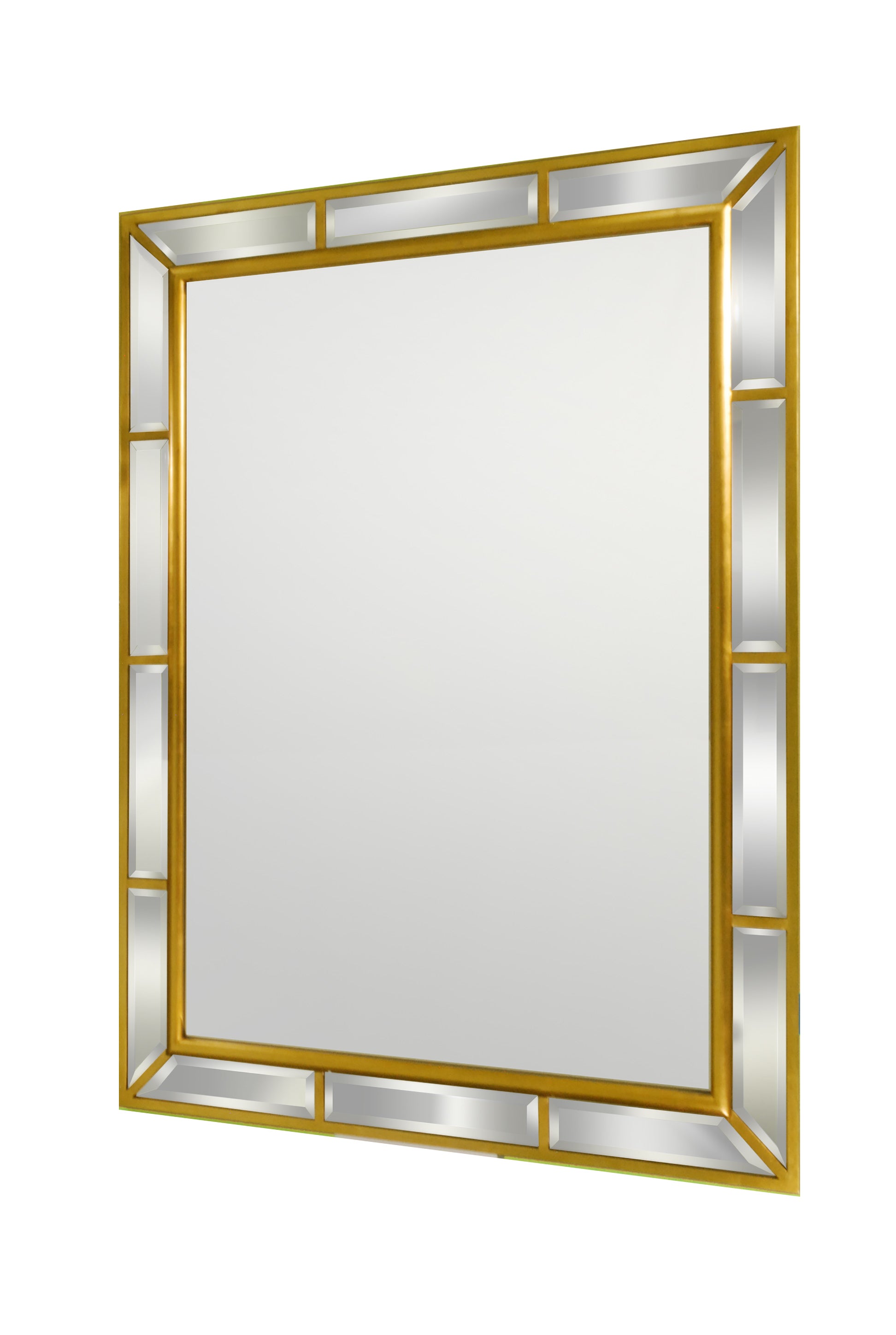 Traditional gold leaf mirror
