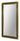 Full length Charcoal grey linen wrapped frame with brass by paint edges