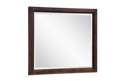 Stained wood frame