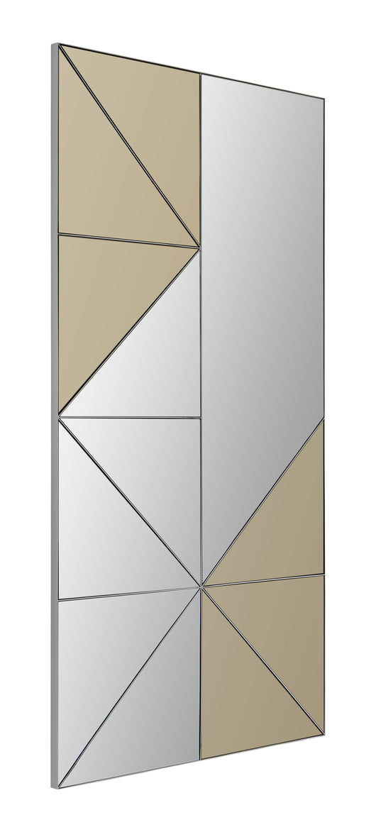 paneled mirror