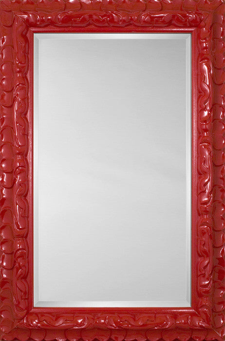 81186 - Glass Red Mirror